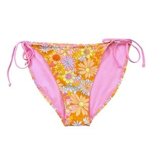 NWOT Retro Flower Bikini Bottom